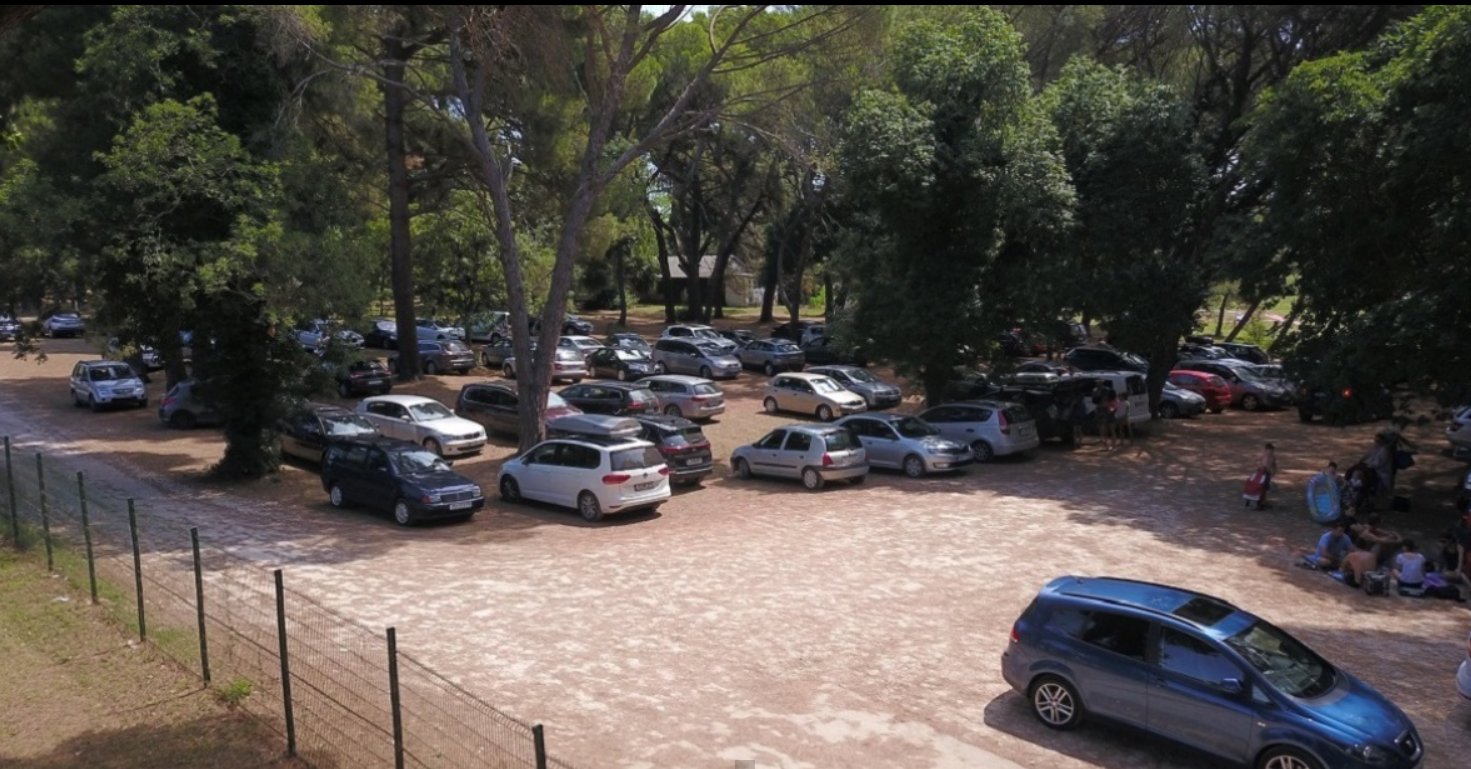 Sezonski parking - Kamp vatrogasne mladeži